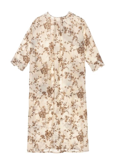 agina dress woman white and brown UMA WANG | UW5006UW128
